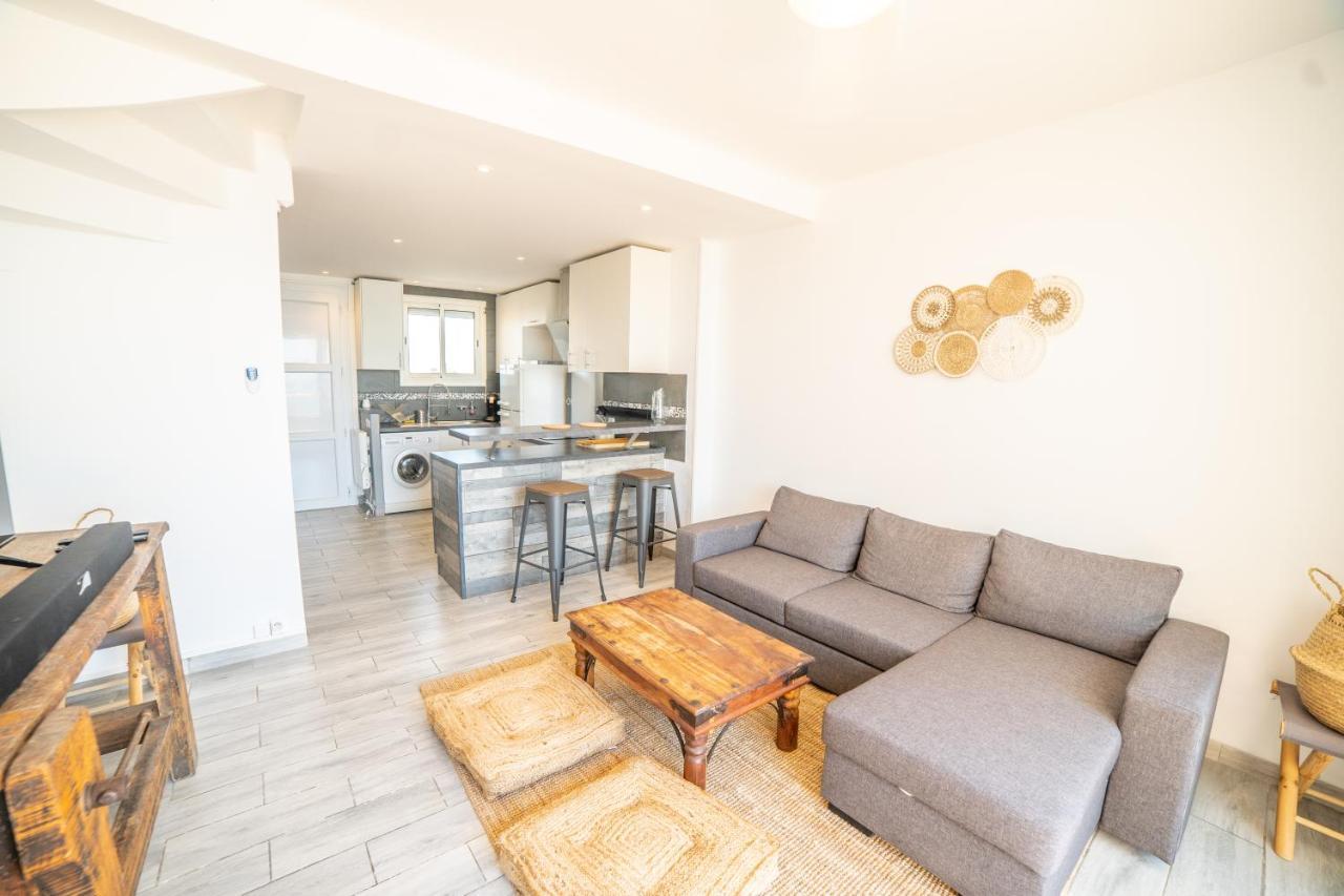Le Dream Beach-Terrasse-Vue Mer D'Exception-Wifi-Parking - Top Pros Servicesconciergerie 팔라바 레 플로 외부 사진